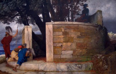 The Sanctuary of Hercules by Arnold Böcklin